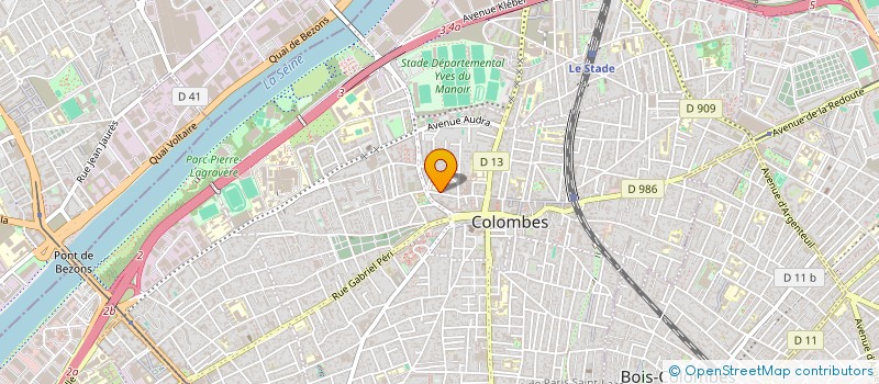 localisation de l'entreprise MONSIEUR MEHDI MOUI  COLOMBES