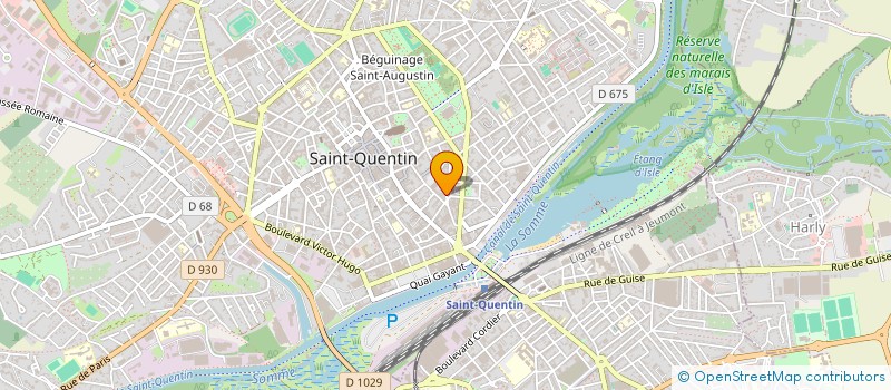 localisation de l'entreprise MONSIEUR MEHDI MOUKHLISSE  SAINT-QUENTIN