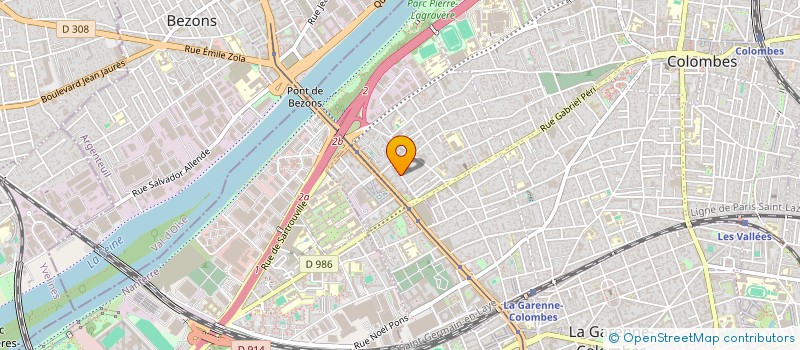 localisation de l'entreprise MONSIEUR MEHDI MOULATI  COLOMBES