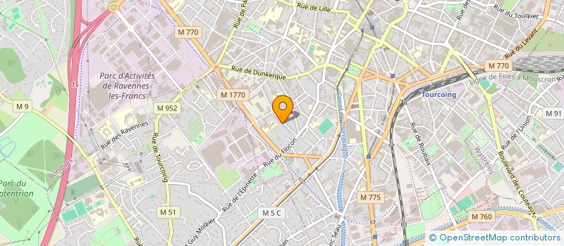 localisation de l'entreprise MONSIEUR MEHDI MOUMENI à TOURCOING