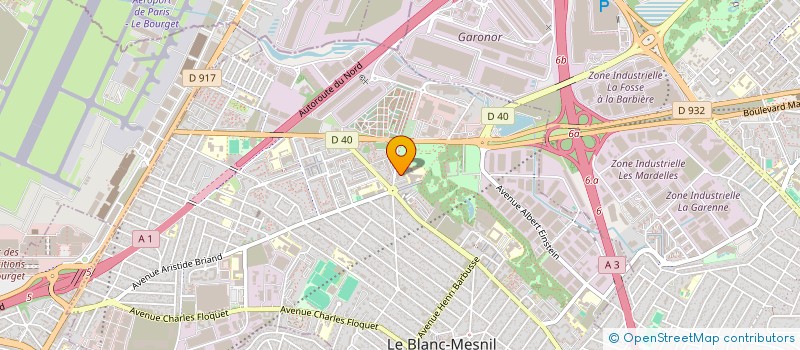 localisation de l'entreprise MONSIEUR MEHDI MOURI à LE BLANC-MESNIL