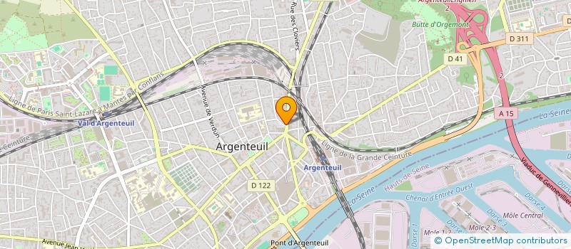 localisation de l'entreprise MONSIEUR MEHDI MOUSSAOUI  ARGENTEUIL