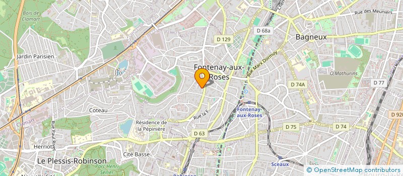 localisation de l'entreprise MONSIEUR MEHDI MOUSSAOUI à FONTENAY-AUX-ROSES