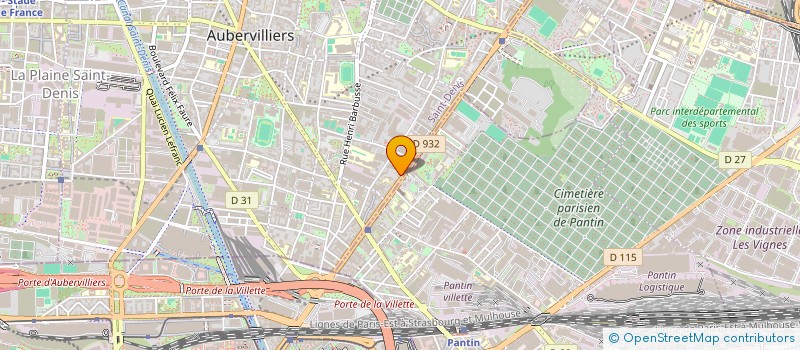 localisation de l'entreprise MONSIEUR MEHDI MOUSSI  AUBERVILLIERS