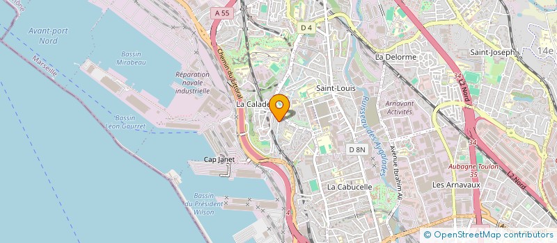 localisation de l'entreprise MONSIEUR MEHDI NADJAR  MARSEILLE