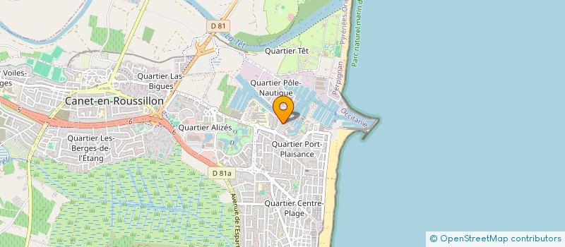 localisation de l'entreprise MONSIEUR MEHDI NAFFOUTI à CANET-EN-ROUSSILLON