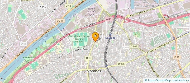 localisation de l'entreprise MONSIEUR MEHDI NAIT YAHIA  COLOMBES