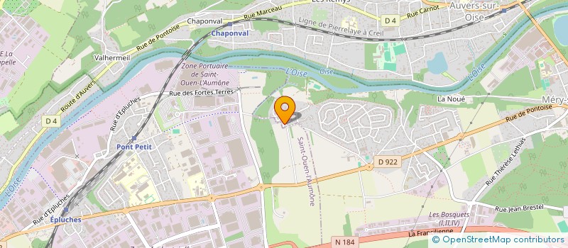 localisation de l'entreprise MONSIEUR MEHDI NANOUCHE  MERY-SUR-OISE