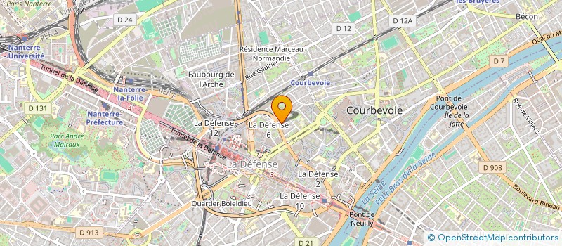 localisation de l'entreprise MONSIEUR MEHDI NOUBLI à COURBEVOIE