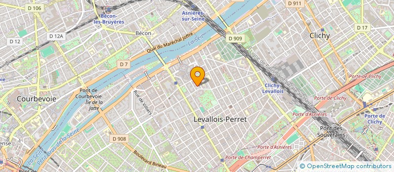 localisation de l'entreprise MONSIEUR MEHDI OMAIS  LEVALLOIS-PERRET
