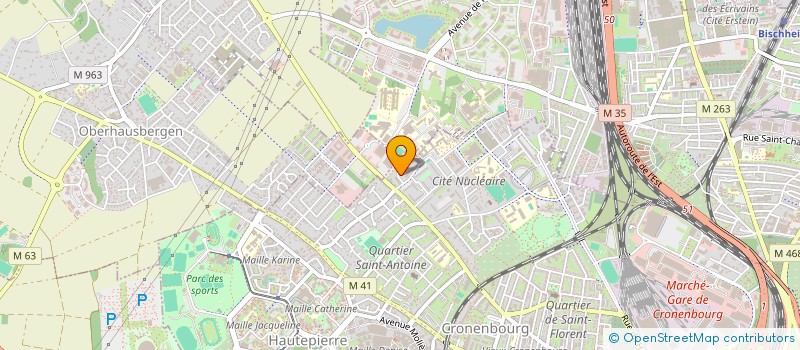 localisation de l'entreprise MONSIEUR MEHDI OMARI à STRASBOURG