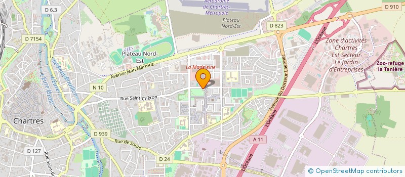 localisation de l'entreprise MONSIEUR MEHDI OUAABI à CHARTRES