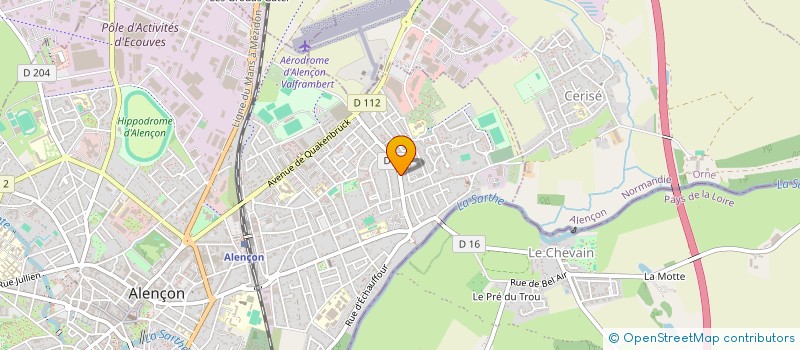 localisation de l'entreprise MONSIEUR MEHDI OUADID à ALENCON