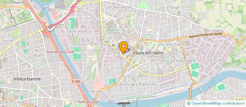 localisation de l'entreprise MONSIEUR MEHDI OUAFI  VAULX-EN-VELIN