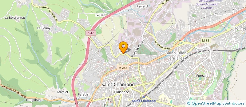 localisation de l'entreprise MONSIEUR MEHDI OUALI  SAINT-CHAMOND