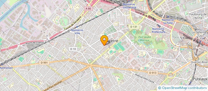 localisation de l'entreprise MONSIEUR MEHDI OUBBA  NANTERRE