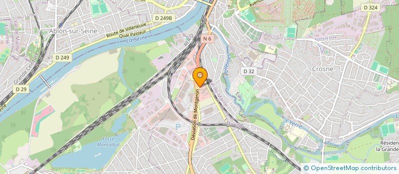 localisation de l'entreprise MONSIEUR MEHDI OUCHENE  MONTGERON