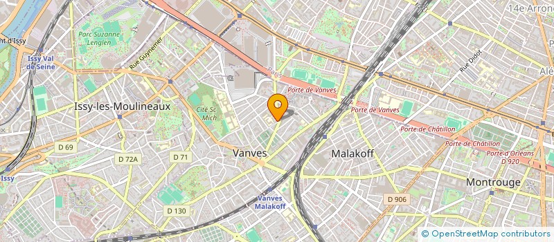 localisation de l'entreprise MONSIEUR MEHDI OULED à VANVES