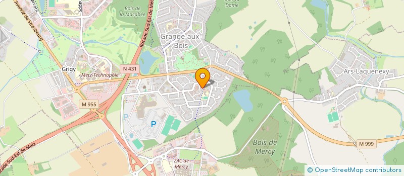 localisation de l'entreprise MONSIEUR MEHDI PARMENTIER  METZ