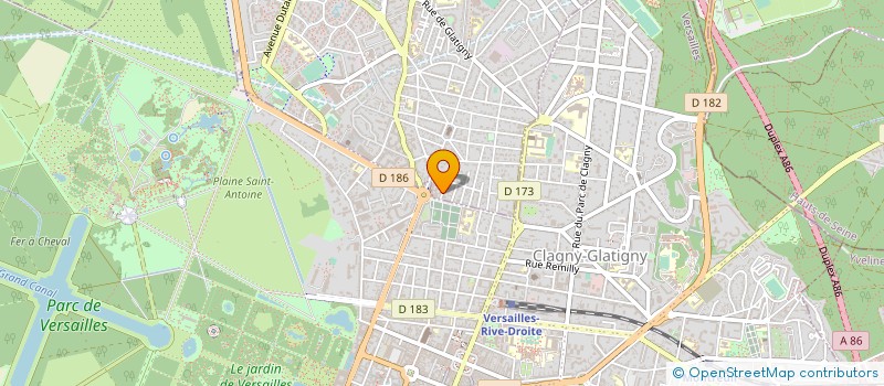 localisation de l'entreprise MONSIEUR MEHDI PHILIPPE BOUSSA à VERSAILLES