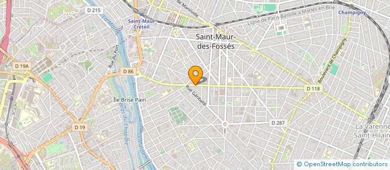 localisation de l'entreprise MONSIEUR MEHDI POMPEE  SAINT-MAUR-DES-FOSSES