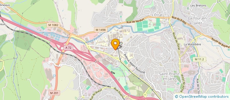 localisation de l'entreprise MONSIEUR MEHDI PRABEL  SAINT-PRIEST-EN-JAREZ