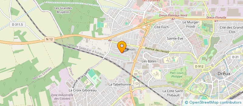 localisation de l'entreprise MONSIEUR MEHDI QECHAR à DREUX