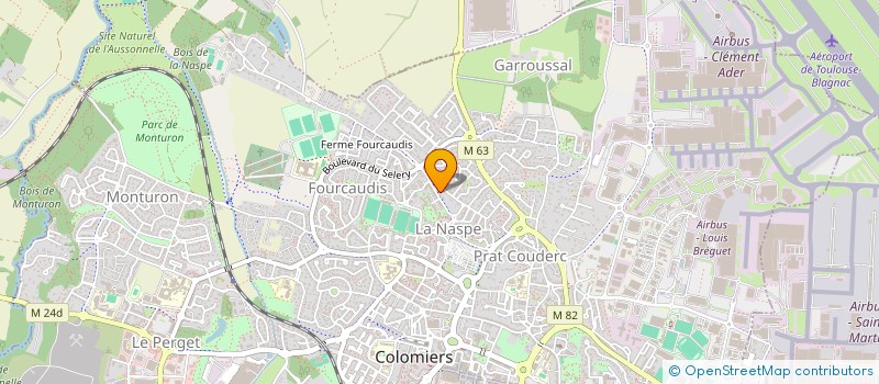 localisation de l'entreprise MONSIEUR MEHDI RABHI à COLOMIERS