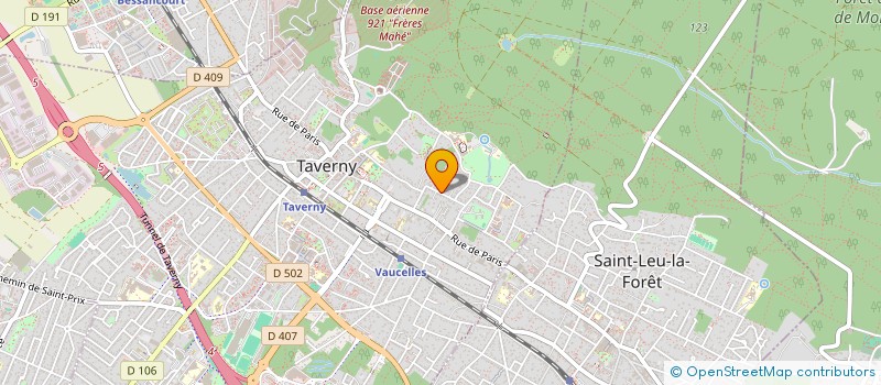 localisation de l'entreprise MONSIEUR MEHDI REBAI  TAVERNY