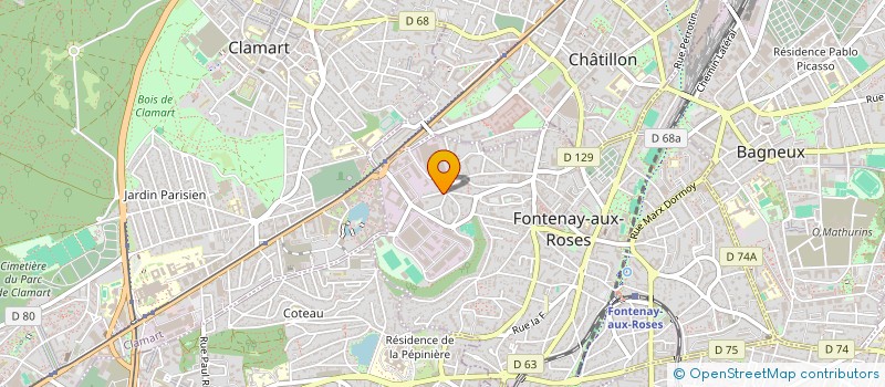 localisation de l'entreprise MONSIEUR MEHDI REDOUANE à FONTENAY-AUX-ROSES