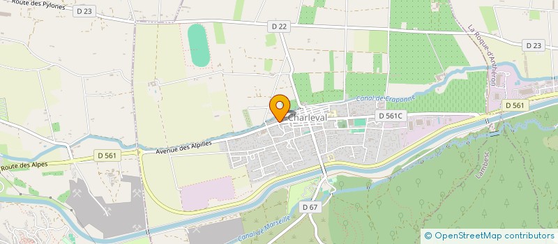 localisation de l'entreprise MONSIEUR MEHDI REGGIANI  CHARLEVAL