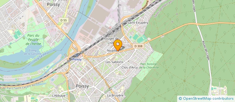 localisation de l'entreprise MONSIEUR MEHDI REJAB  POISSY