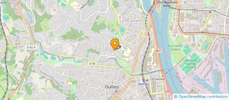 localisation de l'entreprise MONSIEUR MEHDI REZARD  OULLINS-PIERRE-BENITE