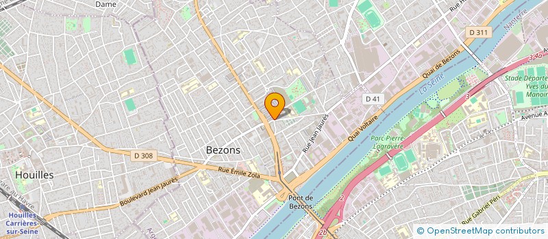 localisation de l'entreprise MONSIEUR MEHDI REZKALLAH  BEZONS