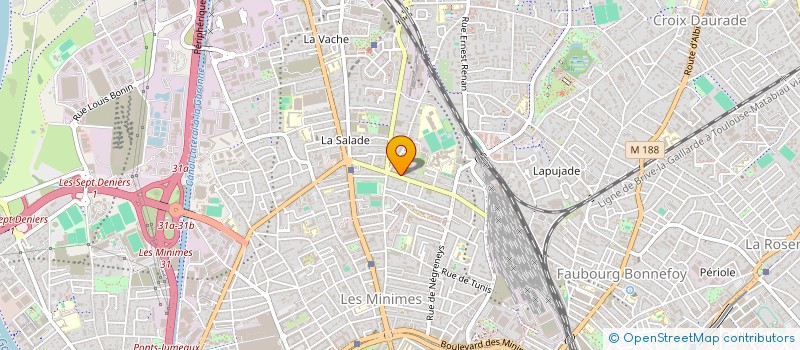 localisation de l'entreprise MONSIEUR MEHDI RGUIG  TOULOUSE