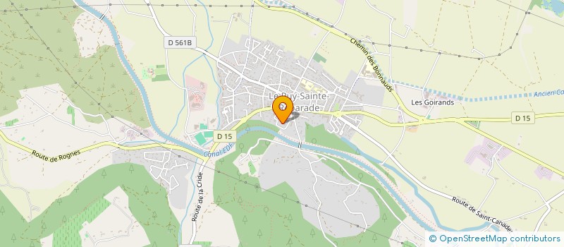 localisation de l'entreprise MONSIEUR MEHDI RHAIEM  LE PUY-SAINTE-REPARADE