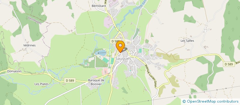 localisation de l'entreprise MONSIEUR MEHDI RYAHI à SAUGUES