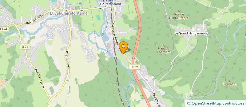 localisation de l'entreprise MONSIEUR MEHDI SAADI  ETIVAL-CLAIREFONTAINE