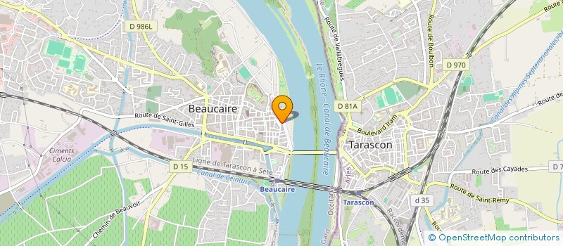 localisation de l'entreprise MONSIEUR MEHDI SADJI  BEAUCAIRE