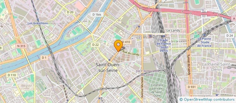 localisation de l'entreprise MONSIEUR MEHDI SAIDI à SAINT-OUEN-SUR-SEINE