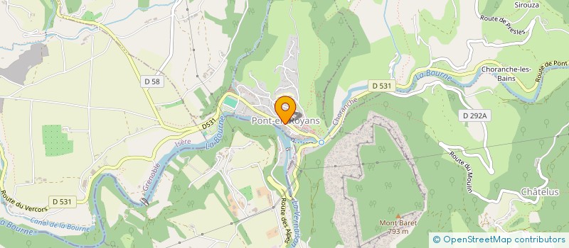 localisation de l'entreprise MONSIEUR MEHDI SAIDI  PONT-EN-ROYANS