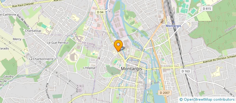 localisation de l'entreprise MONSIEUR MEHDI SAJIROU  MONTARGIS