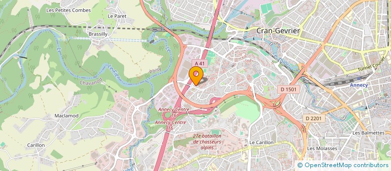 localisation de l'entreprise MONSIEUR MEHDI SALAH à ANNECY