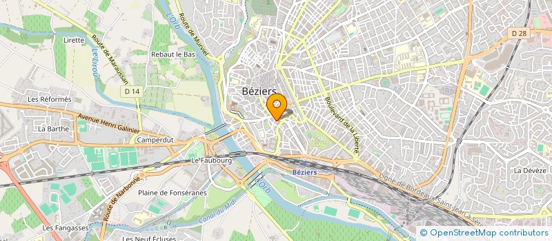 localisation de l'entreprise MONSIEUR MEHDI SALHI à BEZIERS