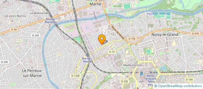 localisation de l'entreprise MONSIEUR MEHDI SANSA  NOISY-LE-GRAND