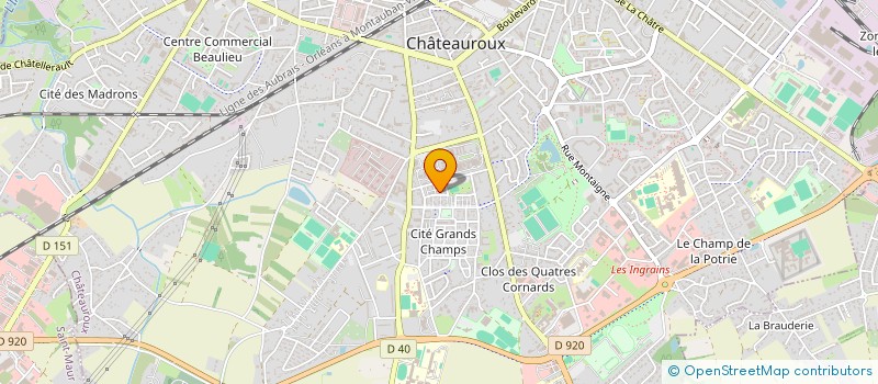 localisation de l'entreprise MONSIEUR MEHDI SAOUT à CHATEAUROUX