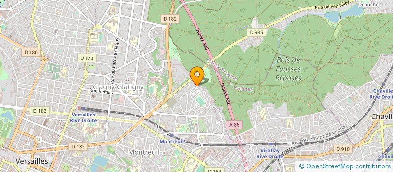 localisation de l'entreprise MONSIEUR MEHDI SEBAHI à VERSAILLES