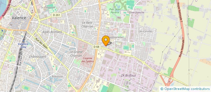 localisation de l'entreprise MONSIEUR MEHDI SEDIRI  VALENCE