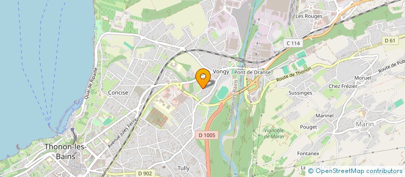 localisation de l'entreprise MONSIEUR MEHDI SENANI à THONON-LES-BAINS