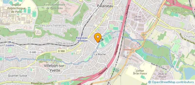 localisation de l'entreprise MONSIEUR MEHDI SENOUCI  PALAISEAU